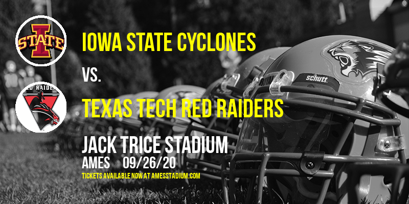 Iowa State Cyclones vs. Texas Tech Red Raiders at Jack Trice Stadium