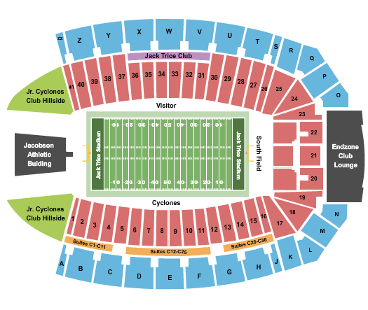 Jack Trice Stadium Seating Chart.