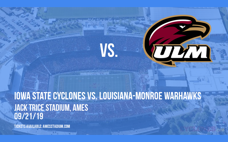 Iowa State Cyclones vs. Louisiana-Monroe Warhawks at Jack Trice Stadium