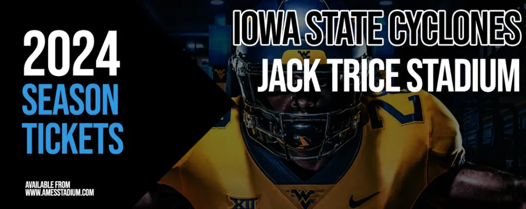 Iowa State Cyclones Football 2024 Season Tickets at Jack Trice Stadium